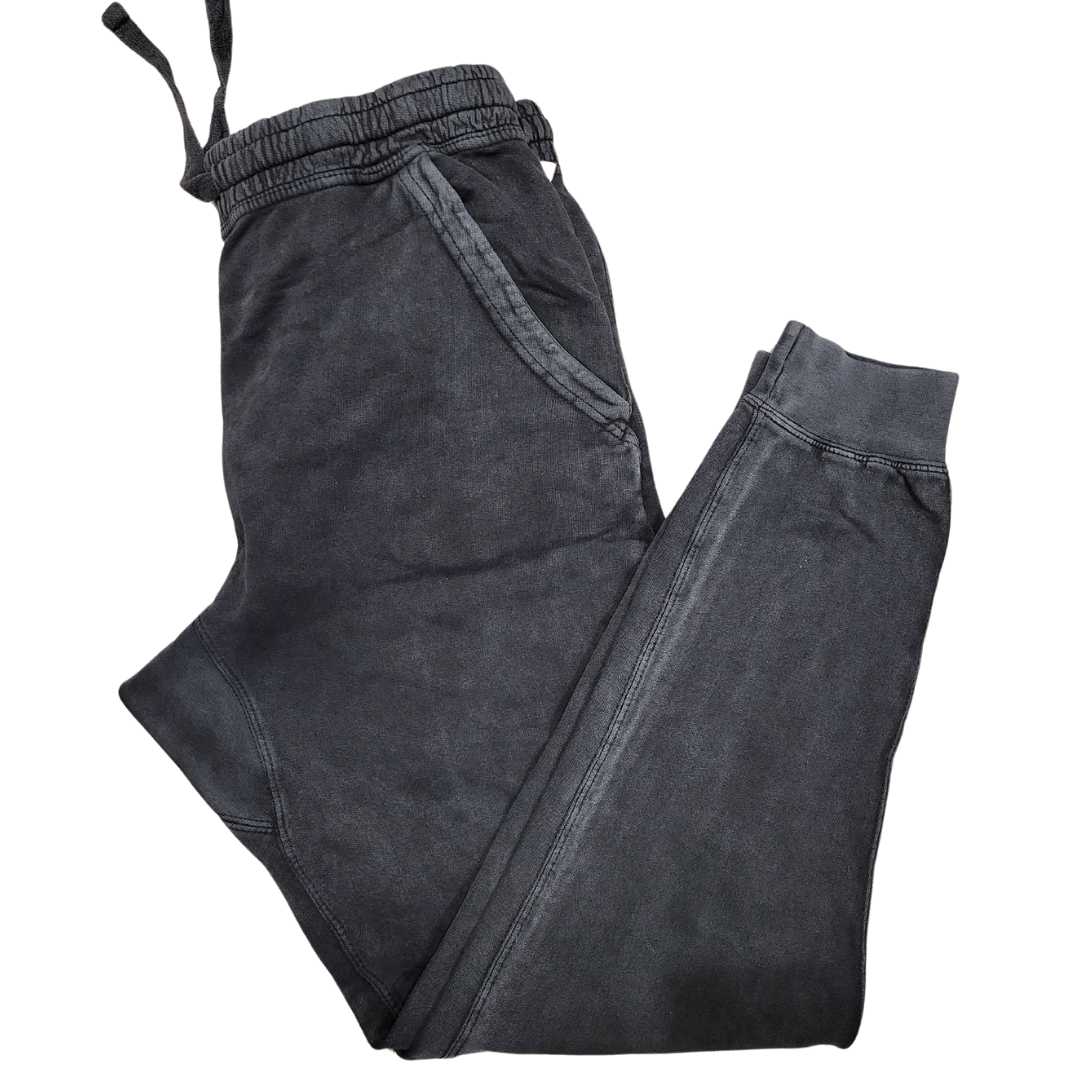 Black Mineral Wash Pant