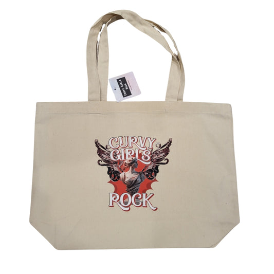 Angel Wing Canvas Tote