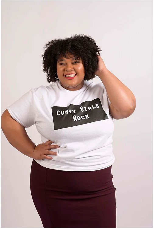 The Classic Tee - Curvy Girls Rock Original