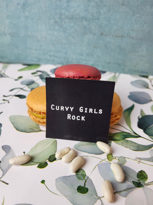 Curvy Girls Rock Logo Sticker